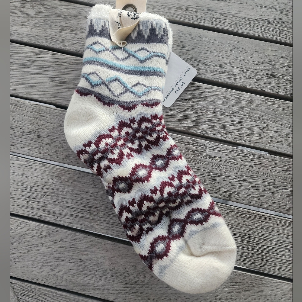 Patterned Crew Socks